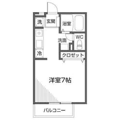 ヴァンベールタナカ2の物件間取画像